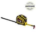 Båndmål 3Mx16MM Gummibelagt ABS hus med Auto-Lock og magnet (MID Klasse II) (Inkl. Certifikat)